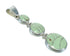 Southwest Authentic Sterling Silver Turquoise Inlay Pendant MX65268